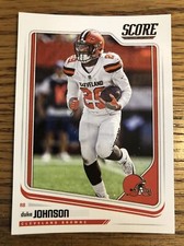 Duke Johnson 2018 Score Browns Card #78   *6552*