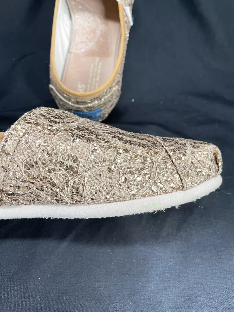Sparkly toms deals womens