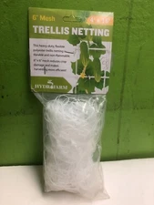TRELLIS NETTING 4'x16' 4'x50' 4'x100' Plastic Plant Support Garden Hydrofarm