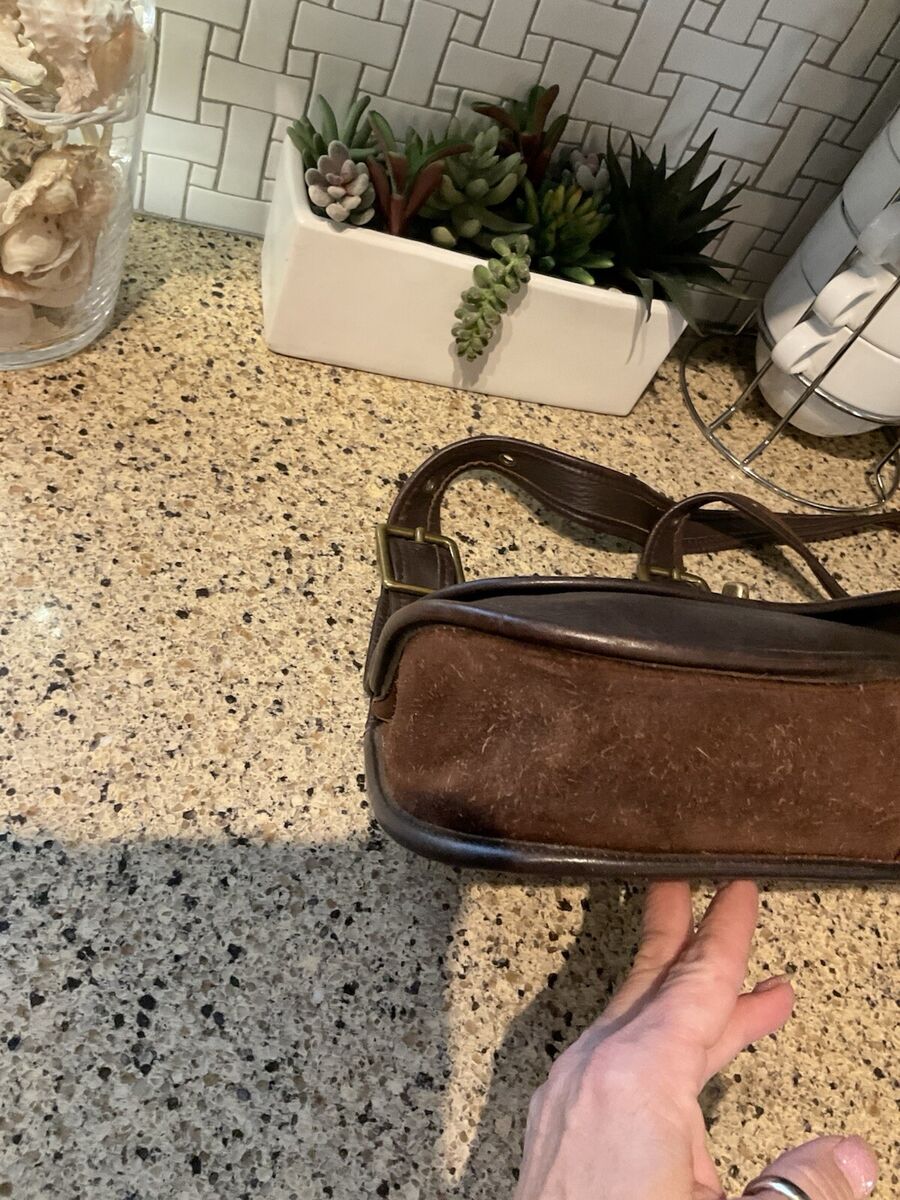 Vintage Coach Berkeley Saddle Bag Purse Glovetanned Leather Vintage Coach Berkeley Saddle Bag Purse Glovetanned Leather