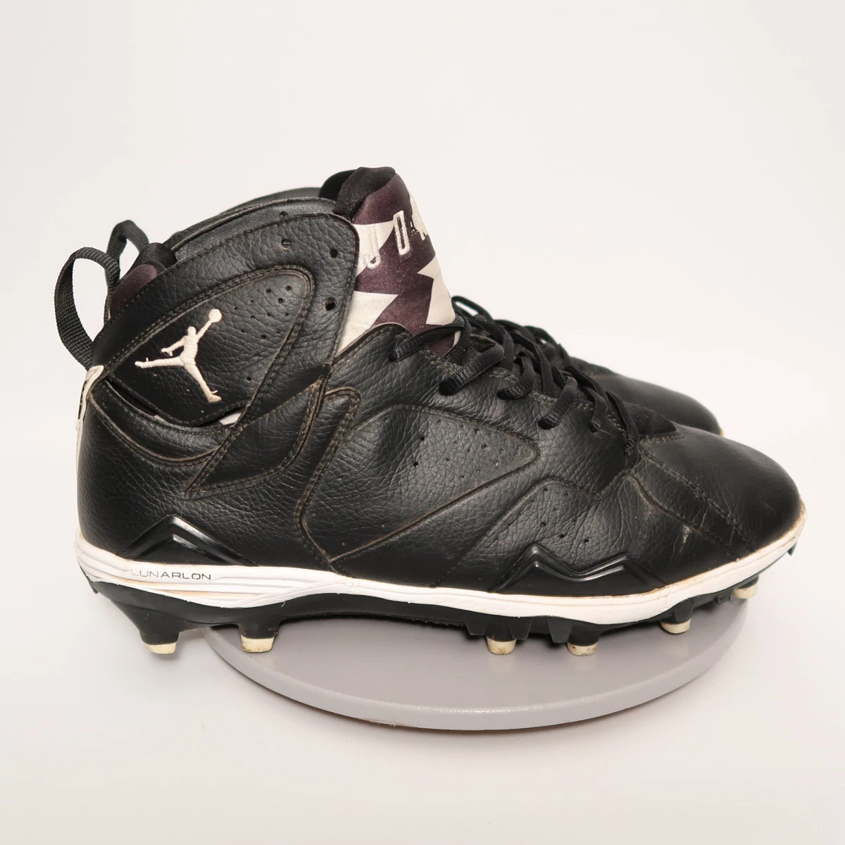 Nike Air Jordan 7 Retro TD OREO Football Cleats (Men’s Size 13) Black & White Air Jordan 7 Retro VII (Black / White) OREO Football Cleat  main image 4