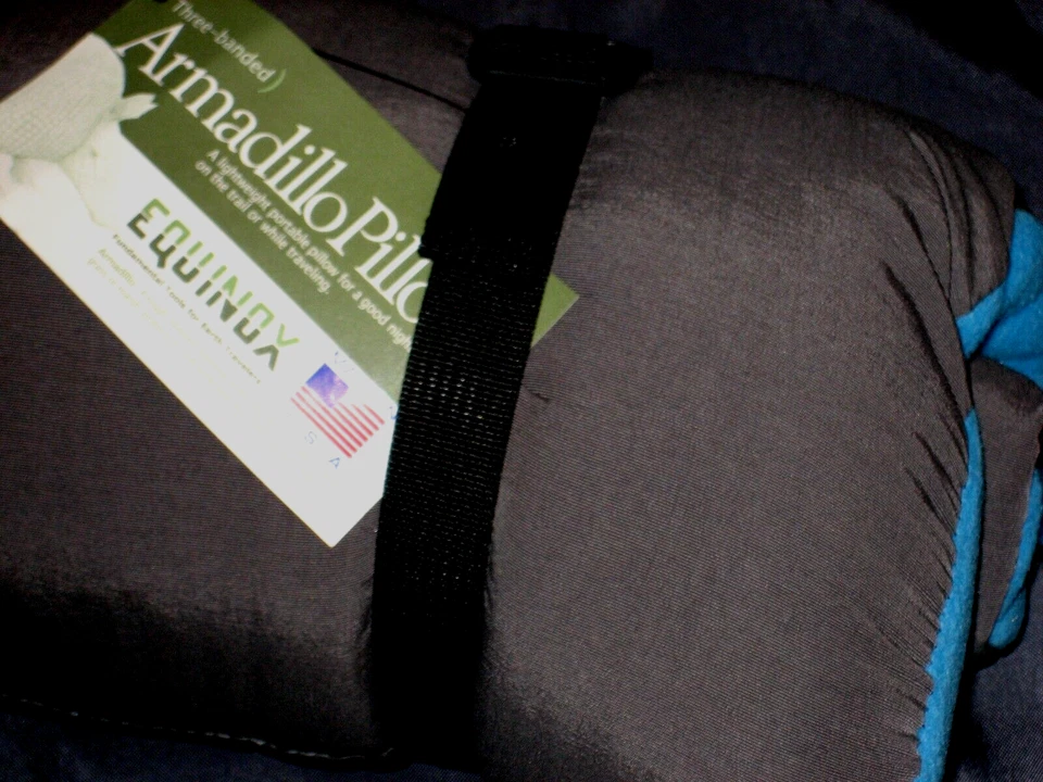 EQUINOX CAMPING/TRAVEL PILLOW -19"X10" COMPACTS TO 10"X5"+MINI BACK PACK USA - Image 3 of 4
