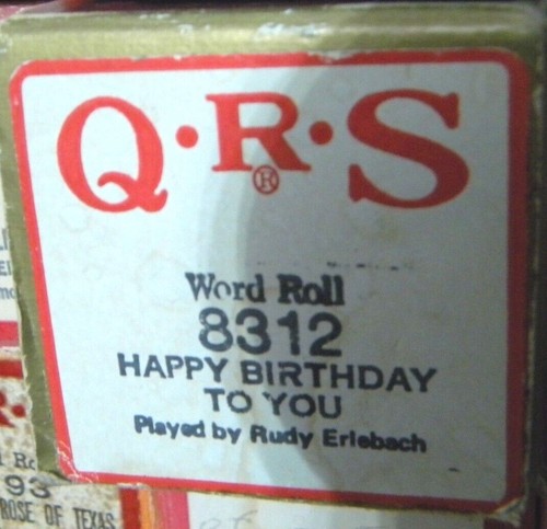 Rollo de palabras/música para piano reproductor QRS muchas opciones. Utiliza la caja desplegable para elegir el título - Imagen 23 de 48
