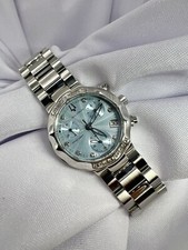 Classy Elegant Bulova Accutron Women s Watch 25 Diamond Chronograph Swiss Made