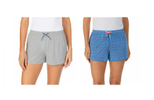 NWT Jane and Bleecker Women's Sleep Short 2-Pack Blue/Gray Size S 32 5D259
