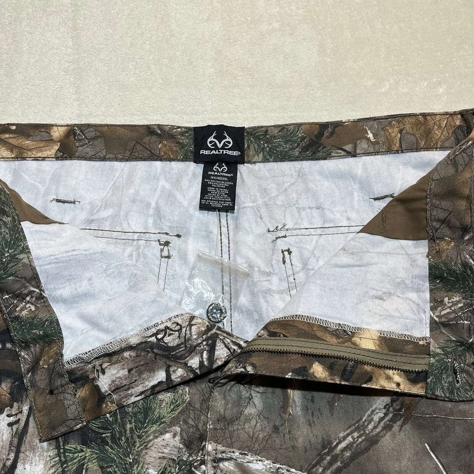 NWT Realtree Xtra Camo Cargo Pants Mens XXL Elastic Waistband Deer Hunting Camp - Image 3 of 4
