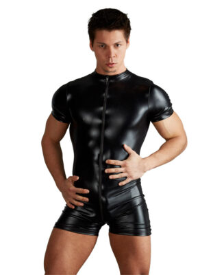 Sexy Wetlook Body M L XL Herren Bodywear Overall Bodysuit Lack Glanz ''Mikay''