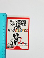 MAXMEYER PAINTS MAX MEYER STICKER STICKER VINTAGE 80s ORIGINAL