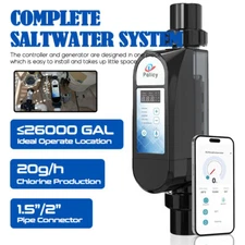 Pool Chlorinator System Automatic Cleaning Salt Water Pool Chlorine Generator