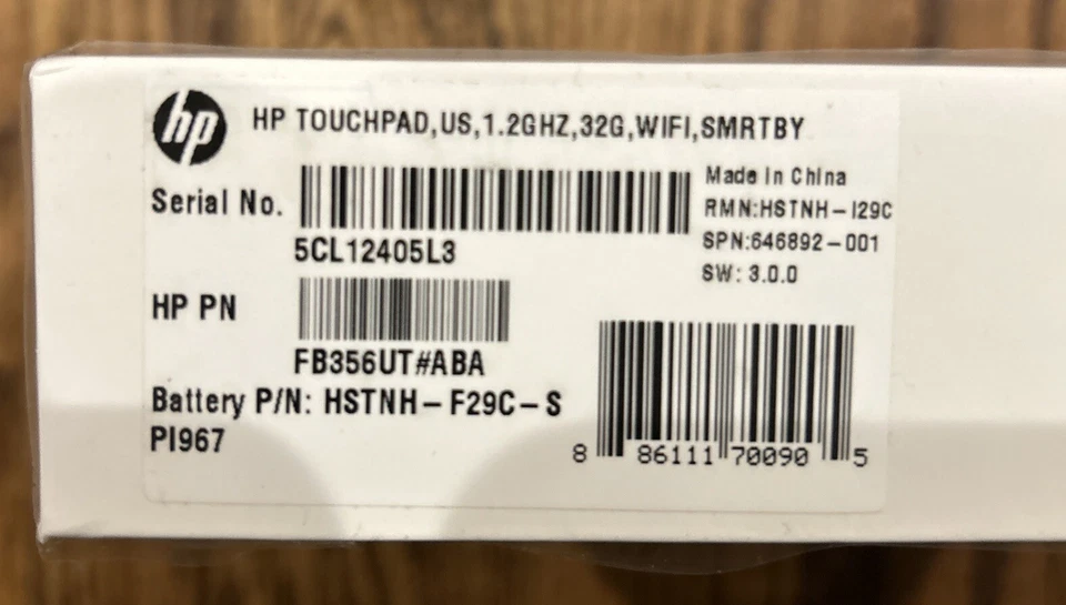 Factory Sealed HP TOUCHPAD TABLET 9.7" Screen, 32GB Storage HP webOS 3.0 - Image 4 of 4