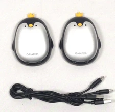 Gaiatop Hand Warmers USB Rechargeable Penguin Reusable Portable Electric Pocket