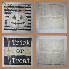   Halloween Throw Pillow Covers - 16" x 16" - NEW