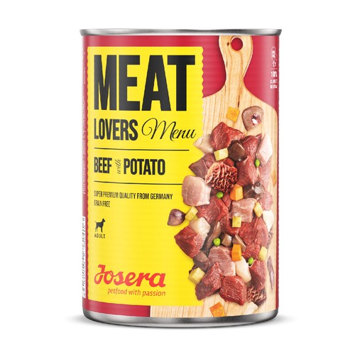Josera Meat Lovers MENU Multipack Nassfutter Hundefutter nass | 6 x 800 g - Bild 2 von 5