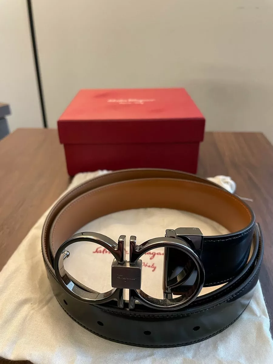 Ferragamo reversible cheap leather belt