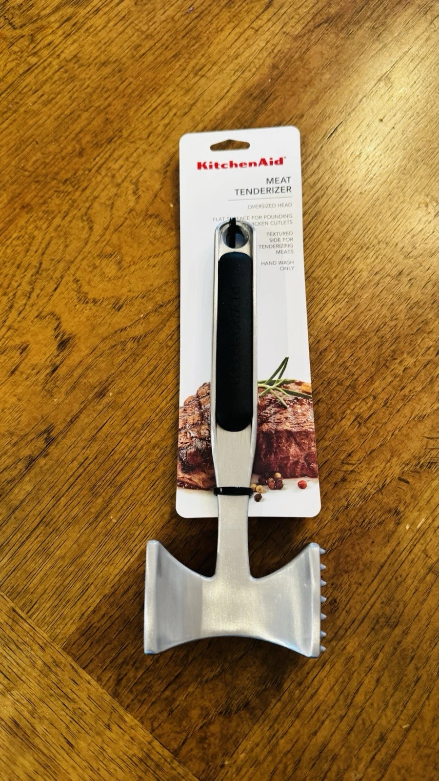 KitchenAid Meat Tenderizer Hammer Dual-Sided Aluminum Mallet NWT