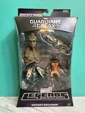 Marvel Legends Infinite Series Guardians Of The Galaxy Rocket Raccoon BAF Groot