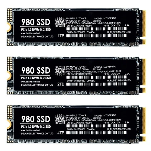 4TB 2TB 1TB M.2 SSD 2280 NVMe 980 PCIe 4.0 Interne Solid-State-Laufwerk
