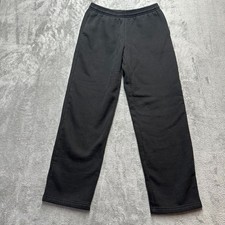 Vuori Fleece Sweatpants Women's XS Restore Straight Leg VW4453 Black