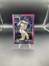 2026 Topps Series 1 Celebration Luke Raley Confetti Pink #142 Mariners