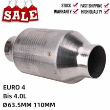 Sport Katalysator Euro 4 200 Zellen Metall KAT Ø63,5mm bis 4,0L 110mm Rennkat E
