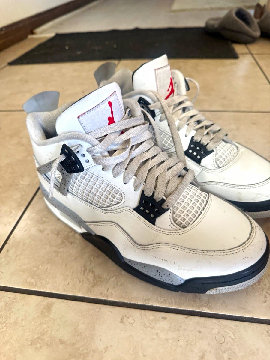 Preços baixos em Jordan 4 Retro OG Mid White Cement | eBay