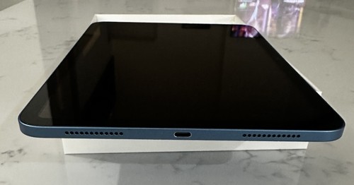Apple iPad 10th Generation A2696 Blue 64GB 10.9 Wi-Fi Tablet DAMAGED PLEASE READ - Afbeelding 5 van 12