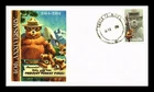 US COVER SMOKEY BEAR PREVENT FOREST FIRES FDC BACK NOTARY PUBLIC EMBOSSED SEAL