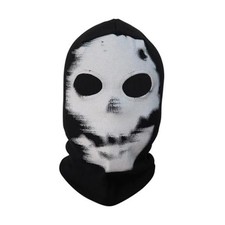 Ghost Balaclava Scary Skeleton Skull Ski Mask for Cosplay, Halloween, Style-B