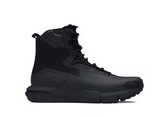 Under Armour Men's Charged Valsetz Waterproof Zip Tactical Boots, BLACK