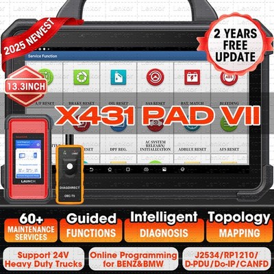 LAUNCH X431 PAD VII ELITE PAD 7 PRO Diagnostic Scanner Key Programming Coding