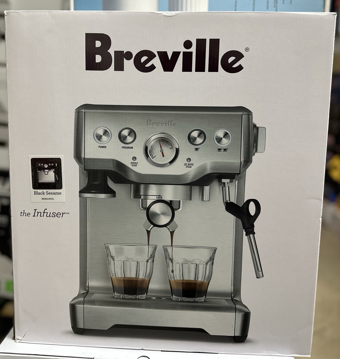 Breville the Infuser Espresso Machine - Black Sesame for sale