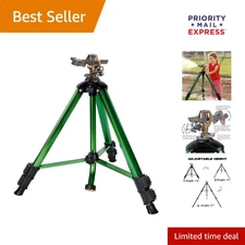 Heavy Duty Impact Sprinkler with Tripod Base - 360-Degree Irrigation Solution