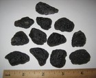 12 SMALL NATURAL ROUGH 1"- 1.2" AGNI MANI ( AGNI MAGNITITE) TEKTITES ~ 89grams — photo 1