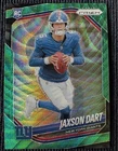 2025 Prizm Jaxson Dart Rookie Card #332 GREEN WAVE Prizm RC Giants