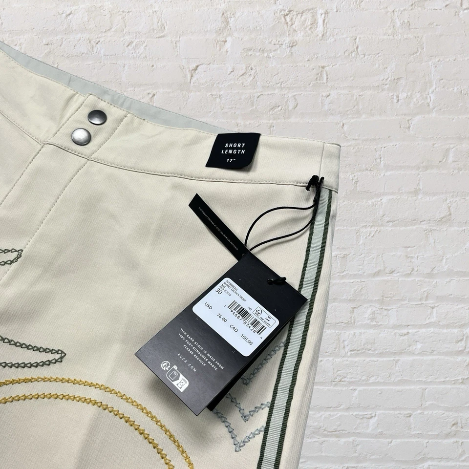 Bañador RVCA Sunset Exotica Boardshorts bordado playa surf hombre’s 30 Foto 3 de 4