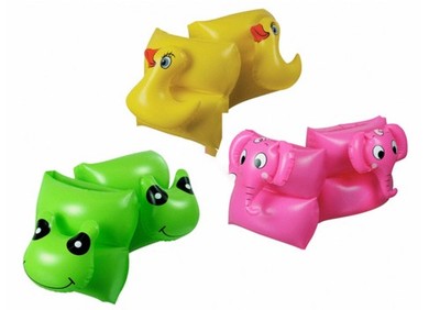 Learn to Swim , Childrens Animal Head Swimming Pool Arm Floats All 3 Styles