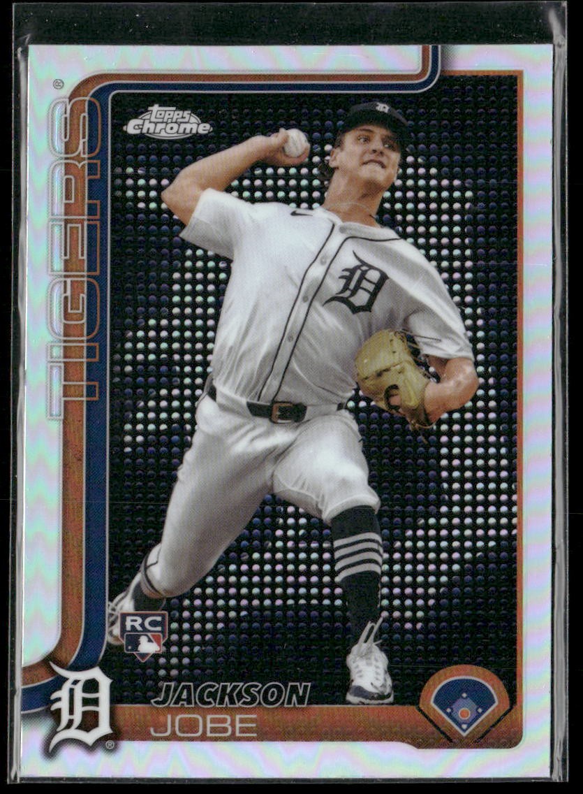 2025 Topps Chrome #249 Jackson Jobe Lightboard Logo Base Variations