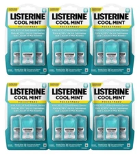 Listerine Cool Mint Pocketpaks Portable Fresh Breath Strips to Kill 99% germs