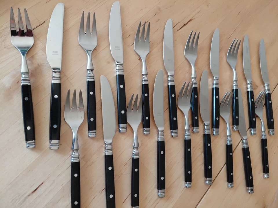 BSF Obstbesteck / Kuchenbesteck für 10 Personen Edelstahl Backenbesteck - Bild 3 von 3