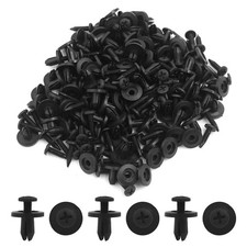 100pcs 6mm Push Rivet Retainer Clips Auto Truck Fender Bumper Trim Fastener 100pcs 6mm Push Rivet Retainer Clips Auto Truck Fender Bumper Trim Fastener