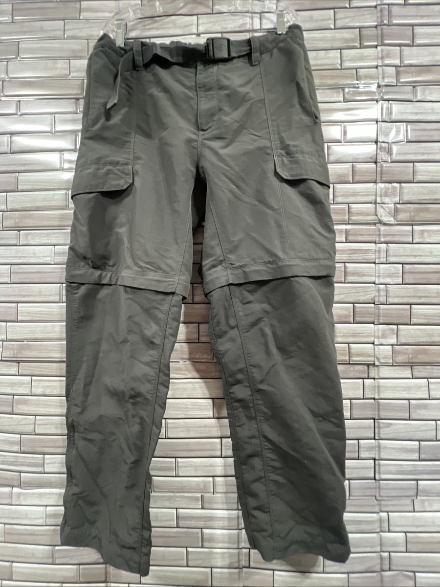 The North Face Mens XL Cargo Pant convertible shortsZip