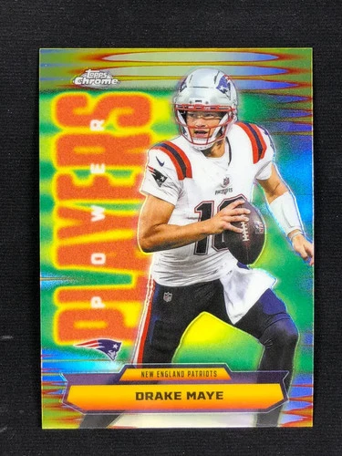 2025 Topps Chrome Drake Maye Refractor (RAW)