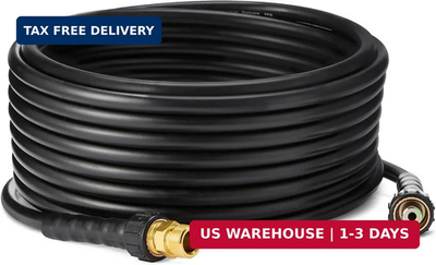 #ad Amazon Basics 50ft Pressure Washer Hose with a M22 Male Thread Fitting 3200 PSI $57.73