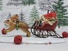 Wee Forest Folk Christmas Figurine M-403 - Dash Away