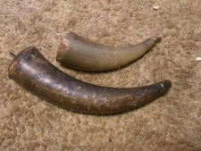 2 original powder horns