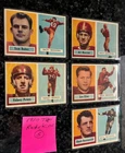 1957 Topps Football WASHINGTON REDSKINS LOT.........5 DIFFERENT