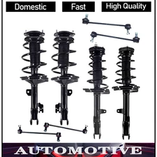 OE Front & Rear Struts W/Sway Bar for 2004-2007 Toyota Highlander 2WD Warr