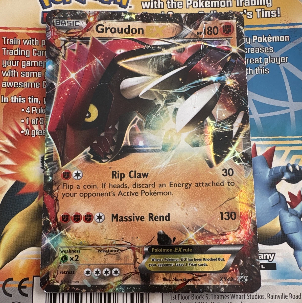 Groudon Ex XY42 XY for sale | eBay
