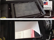 2014-2019 Corvette C7 FUSE BOX LID COVER (Small) Polish Stainless engine chrome