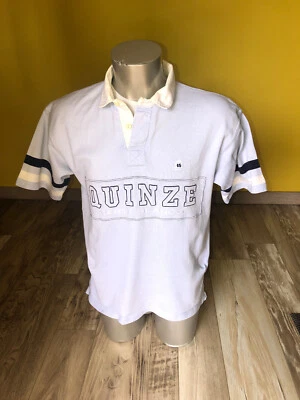 joli tee polo col boutonné bleu clair SERGE BLANCO taille L EXCELLENT ÉTAT - Photo 1/3
